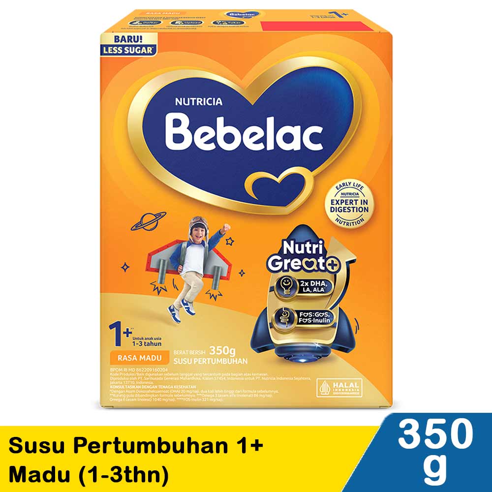 Bebelac 3 / 1+ Susu Pertumbuhan Madu 400G/350G