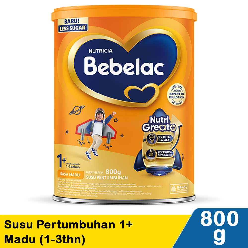 Bebelac 3 / 1+ Susu Pertumbuhan Madu 800G