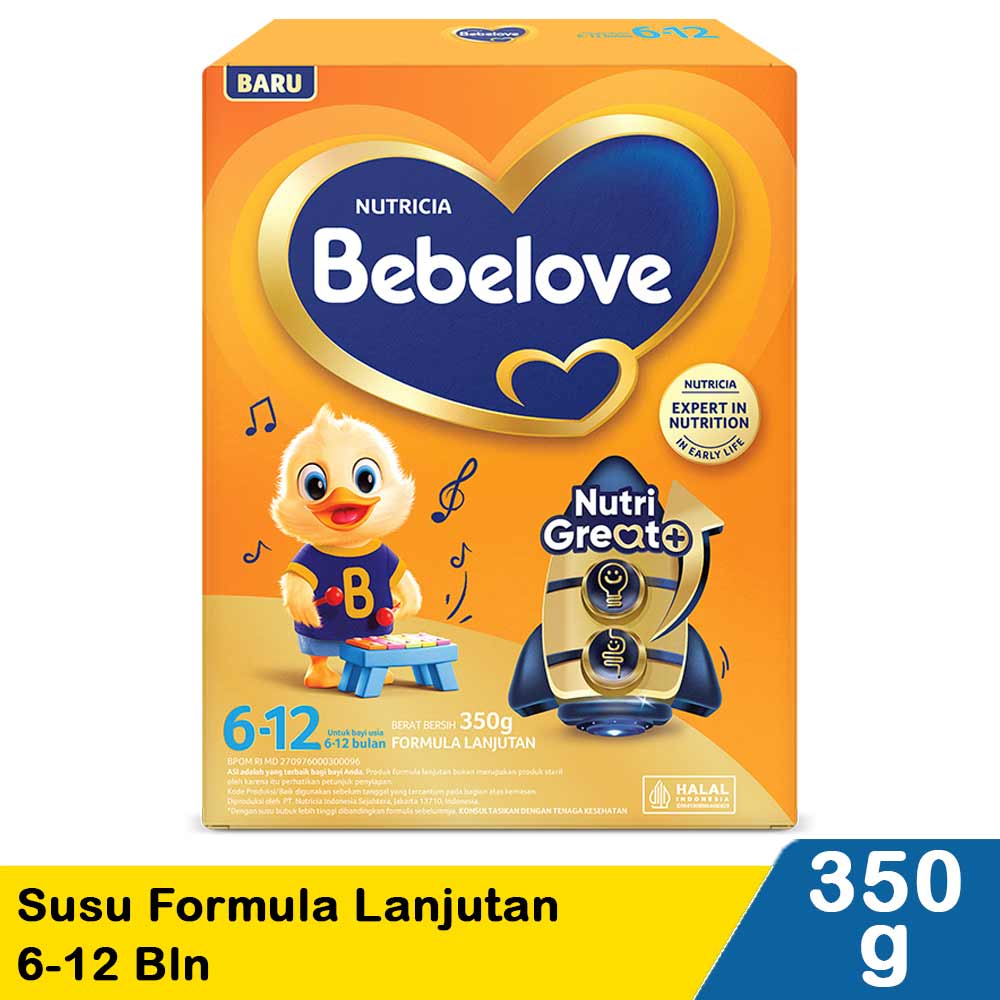 Bebelove 2 / 6 - 12 Bulan Susu Formula Lanjutan 400G/350G