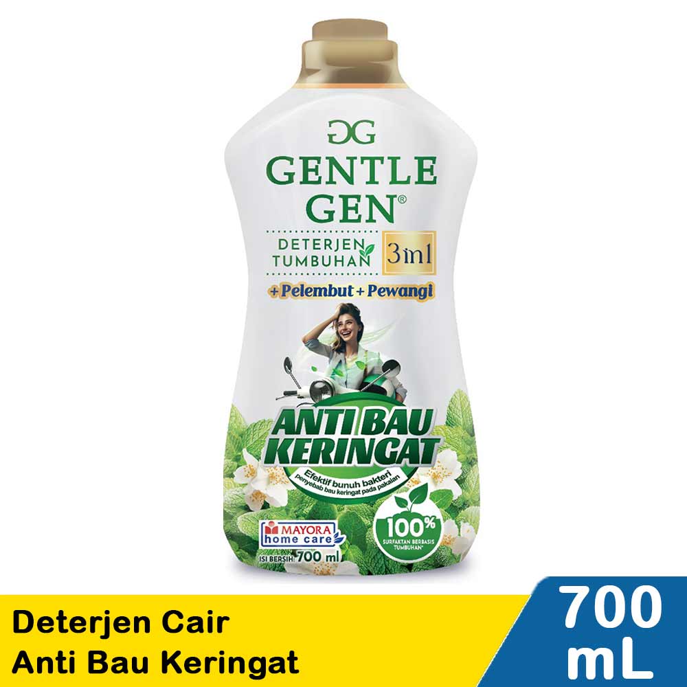 Gentle Gen Deterjen Cair Anti Bau Keringat 750/700mL