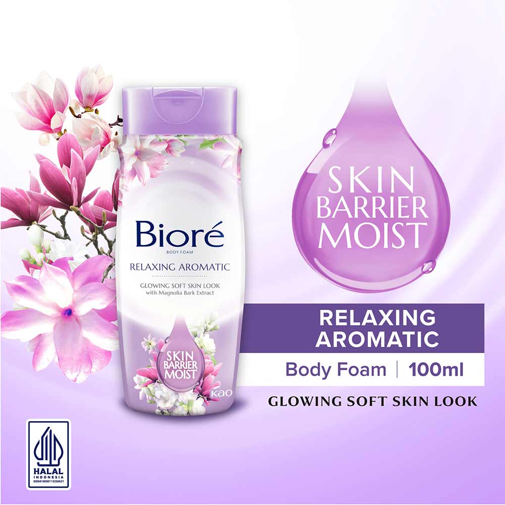 Kao Biore Body Foam Relaxing Aromatic Jasmine 100Ml