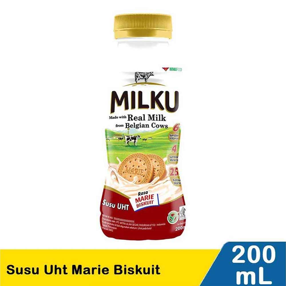 Milku Susu Uht Marie Biskuit 200mL