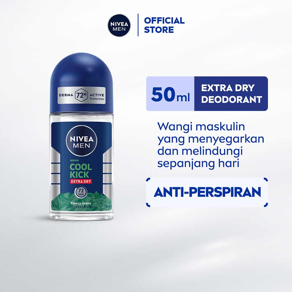 Nivea Deo For Men Cool Kick Freezy Green 50Ml