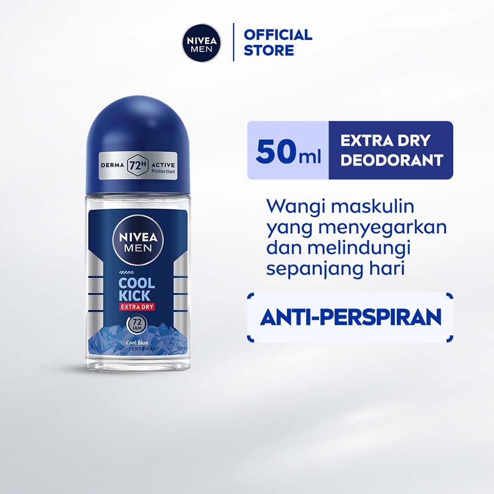 Nivea Deo Roll On For Men Cool Kick 50Ml