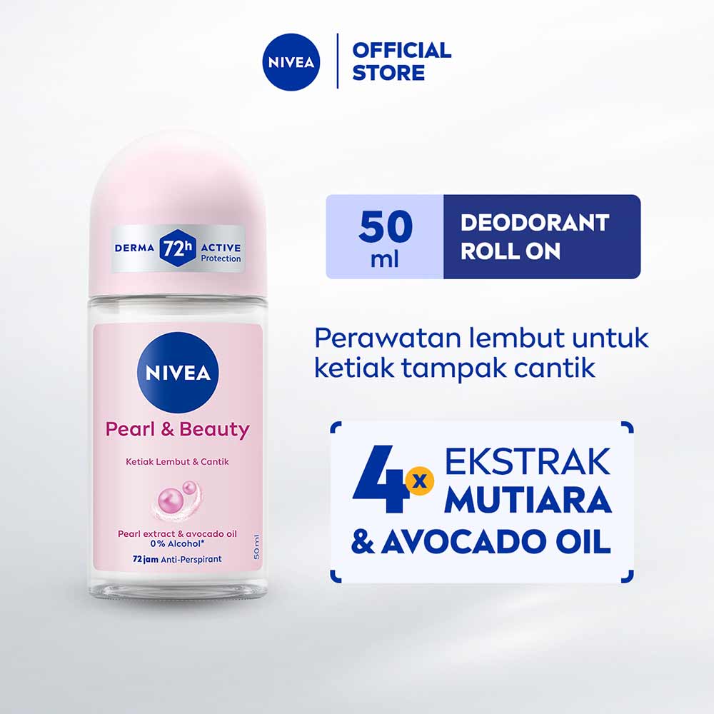Nivea Deo Roll On Pearl & Beauty 50Ml