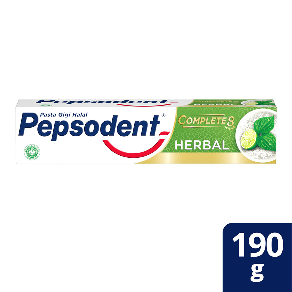 Pepsodent Action 123 Pasta Gigi Herbal 190G