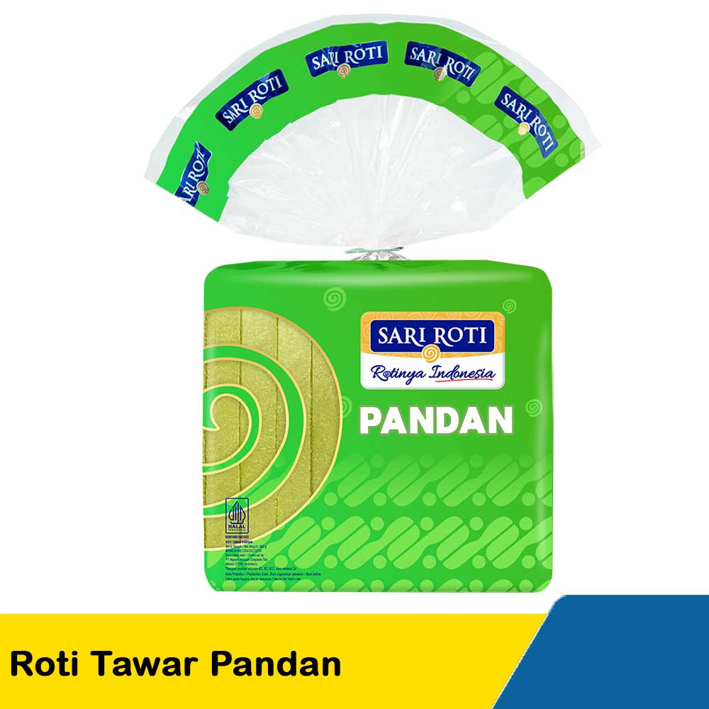 Sari Roti Roti Tawar Pandan