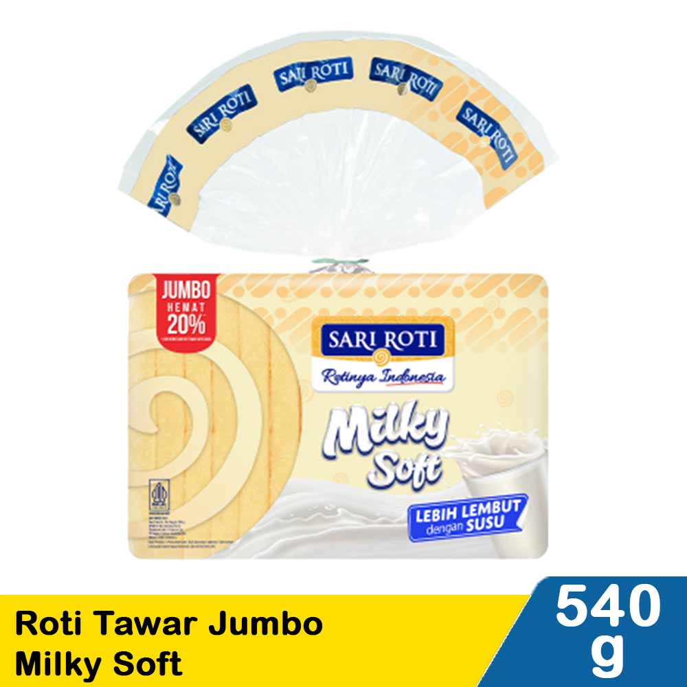 Sari Roti Tawar Jumbo Milky Soft