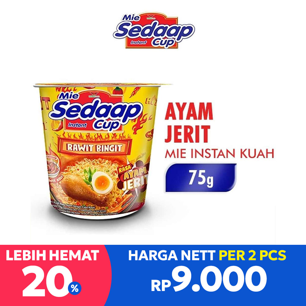 Sedaap Mie Mie Instant Ayam Jerit 75G