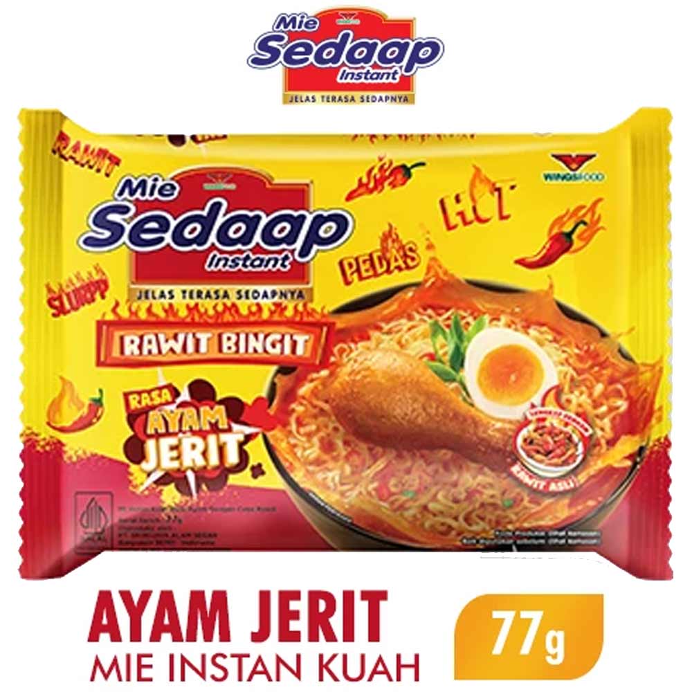 Sedaap Mie Mie Instant Kuah Ayam Jerit 77G
