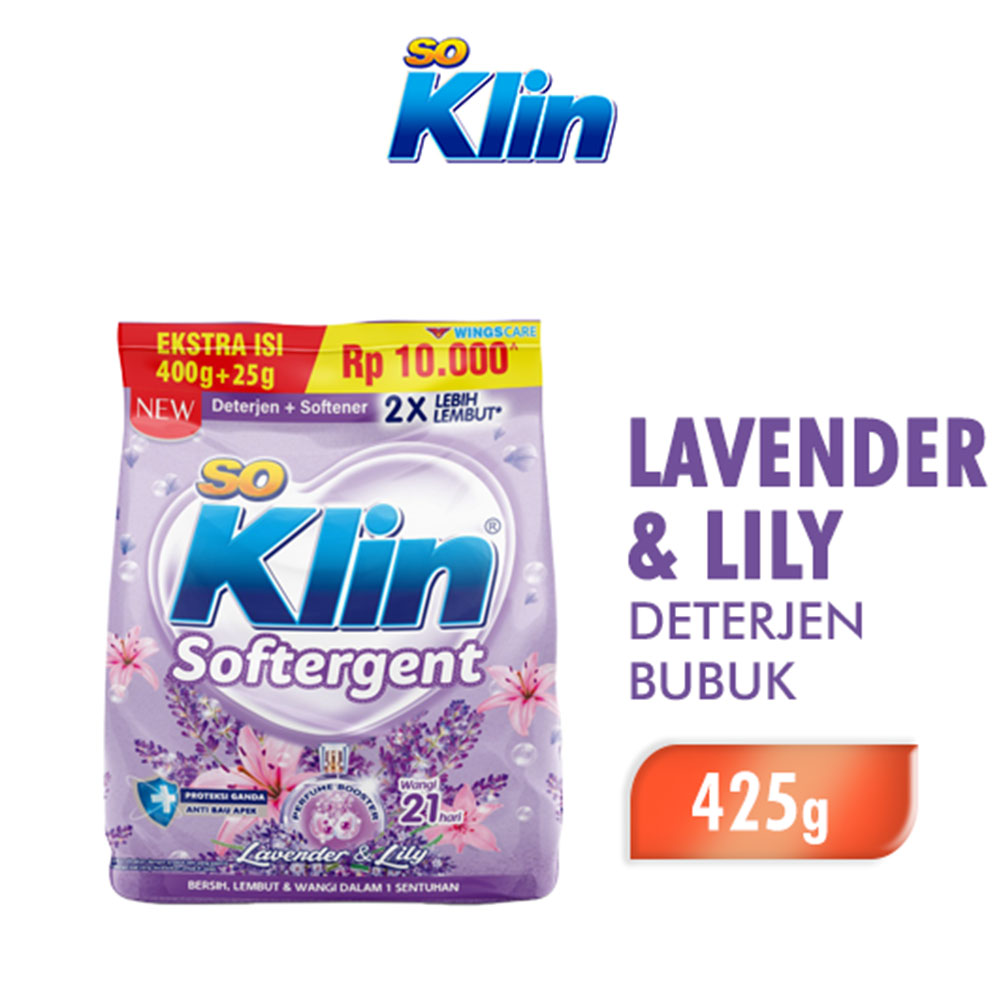 So Klin Softergent Powder Lavender & Lily 425g