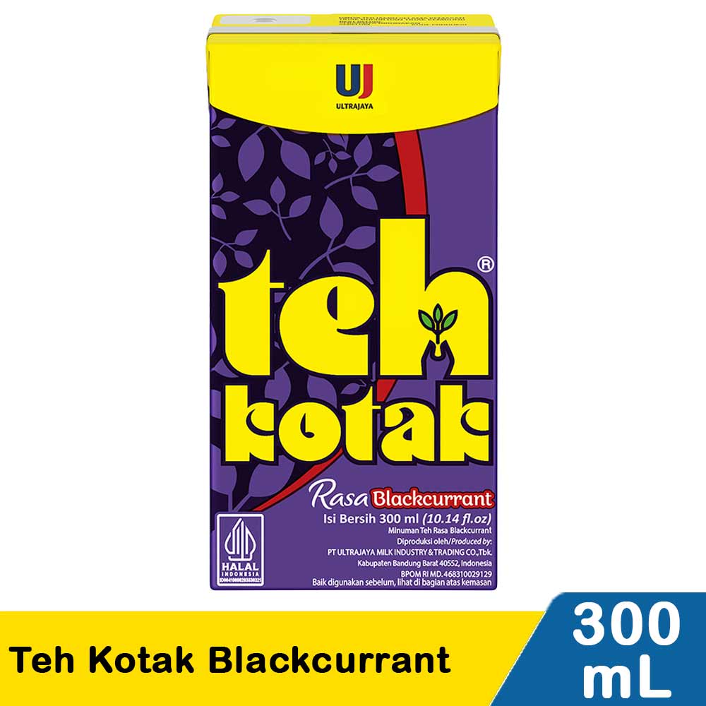 Ultra Teh Kotak Blackcurrant 300Ml